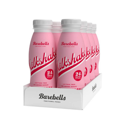 8 x Barebells Milkshake, 330 ml (Strawberry)