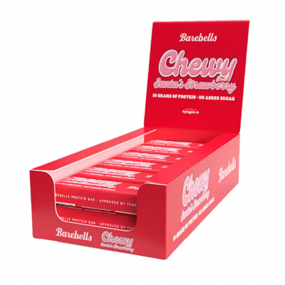 18 x Barebells Chewy, 40 g (Santa´s Strawberry)