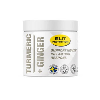 Elit Nutrition Turmeric + Ginger, 60 caps