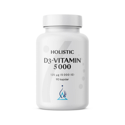 Holistic D3-vitamin 5000 IE, 90 caps