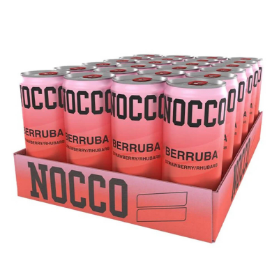 24 x NOCCO BCAA, 330 ml (Berruba)