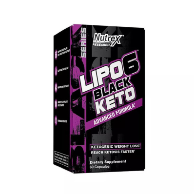 Nutrex Research Lipo-6 Black KETO, 60 caps