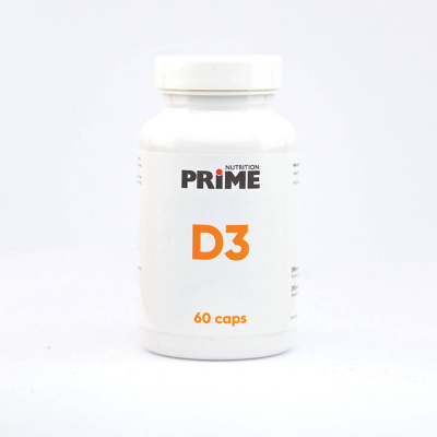 Prime Nutrition Vitamin D3, 60 caps