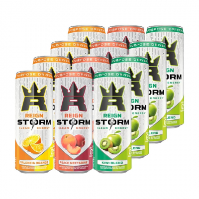 12 x Reign Storm Energy Mixflak, 355 ml