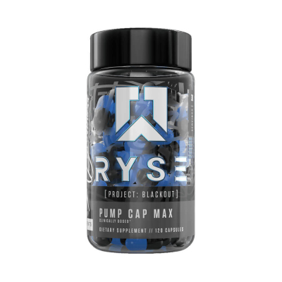 Ryse Supps Blackout Pump Cap Max, 120 caps