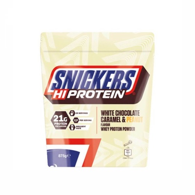 Snickers Protein Powder, 875 g (White Chocolate Caramel & Peanut)