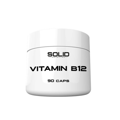 SOLID Nutrition Vitamin B12, 90 caps