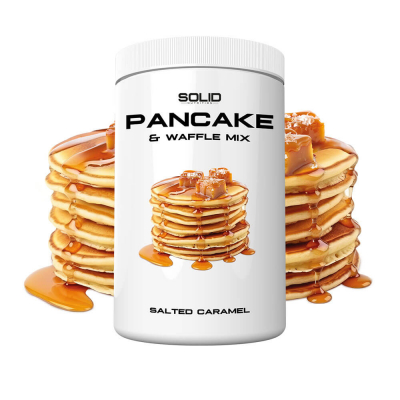 SOLID Nutrition Pancake & Waffle Mix, 750 g (Salted Caramel)