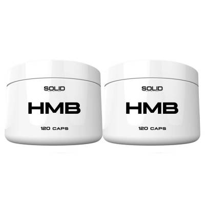 2 x SOLID Nutrition HMB, 120 mega caps