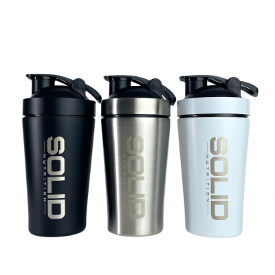 SOLID Nutrition Stainless Steel Shaker, 500 ml