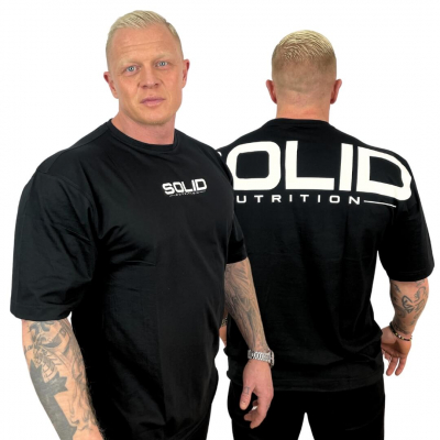 SOLID Nutrition Oversized Tee, black