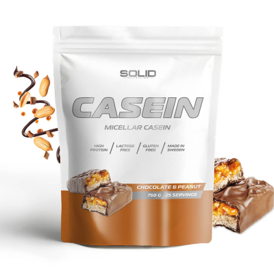 SOLID Nutrition Casein, 750 g (Chocolate & Peanut)