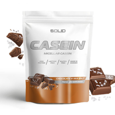 SOLID Nutrition Casein, 750 g (Chocolate & Sea Salt)