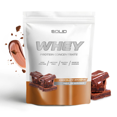 SOLID Nutrition Whey, 750 g (Chocolate Brownie)