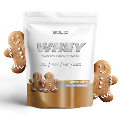 SOLID Nutrition Whey, 750 g (Pepparkaka)