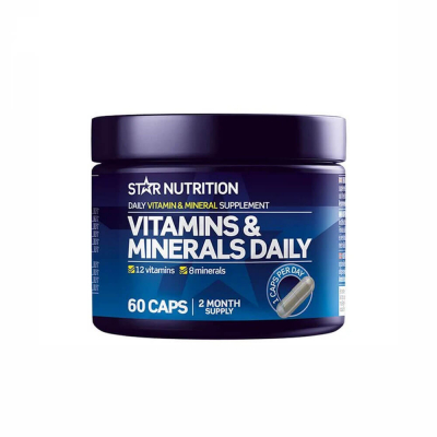 Star Nutrition Vitamins & Minerals Daily, 60 caps