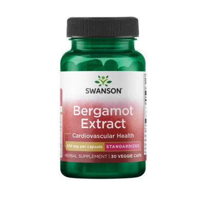 Swanson Bergamot Extract, 500 mg, 30 caps