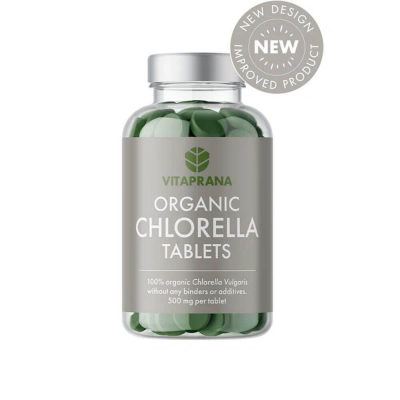 Vitaprana Organic Chlorella, 250 tabs