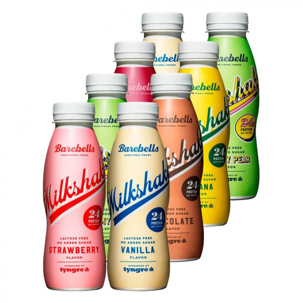 8 x Barebells Milkshake Mixflak, 330 ml i gruppen Drycker / Proteindryck hos Tillskottsbolaget (BAREBELLS001)