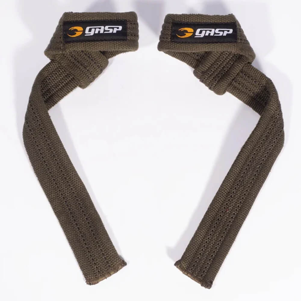 GASP Lifting Straps, green/black i gruppen Träningstillbehör / Dragremmar & Grepp hos Tillskottsbolaget (GASP67443)