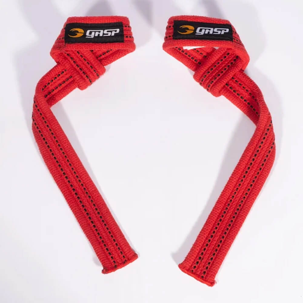 GASP Lifting Straps, red/black i gruppen Träningstillbehör / Dragremmar & Grepp hos Tillskottsbolaget (GASP6784)