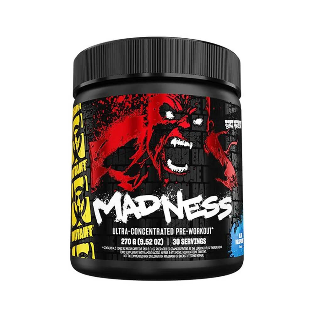 Mutant Madness, 30 servings i gruppen Kosttillskott & Livsmedel / Prestationshöjare / Pre-Workout / PWO hos Tillskottsbolaget (MUTANT6231)