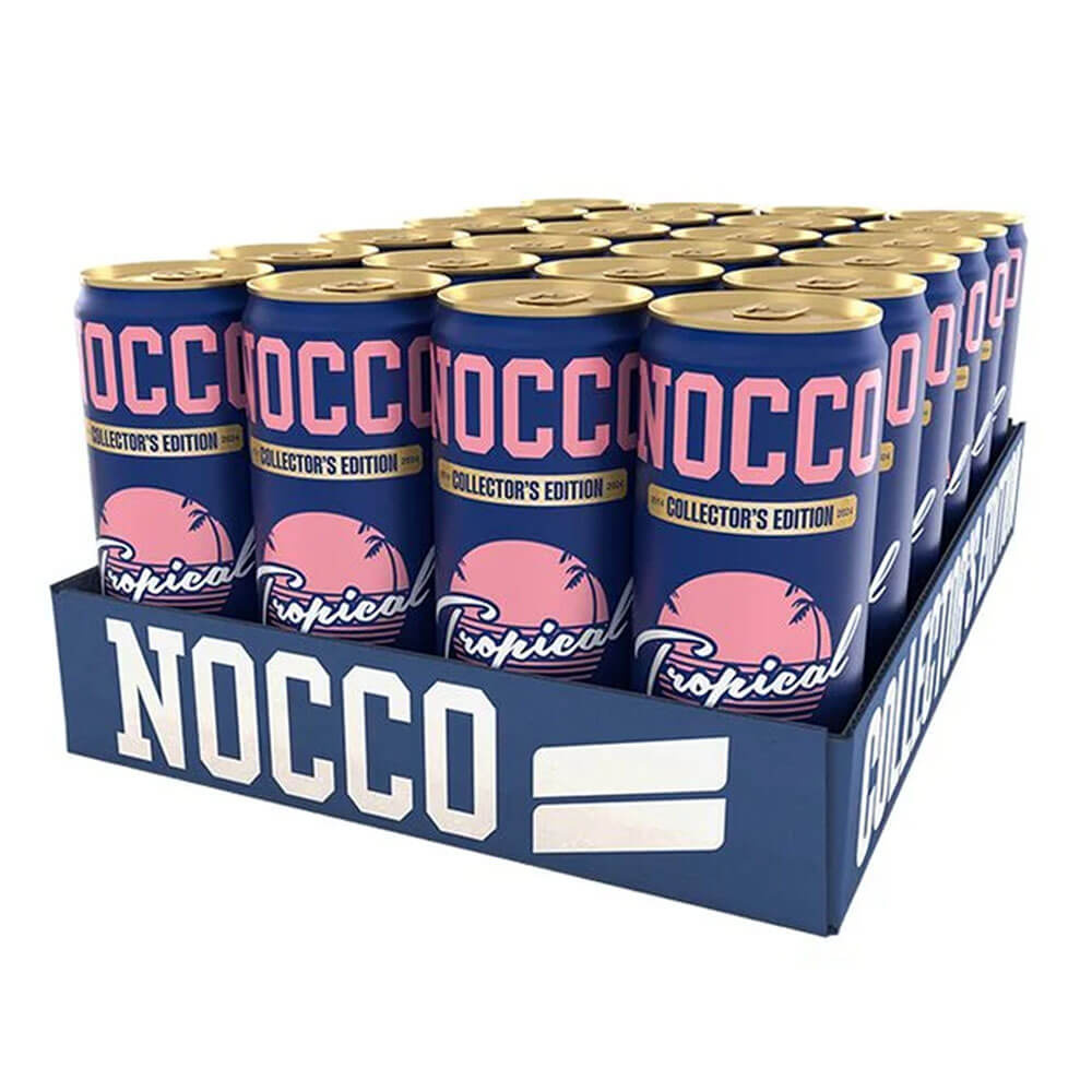 24 x NOCCO BCAA, 330 ml (Collector´s Edition Tropical) i gruppen Tema / Glutenfria Kosttillskott hos Tillskottsbolaget (NOCCO67655)