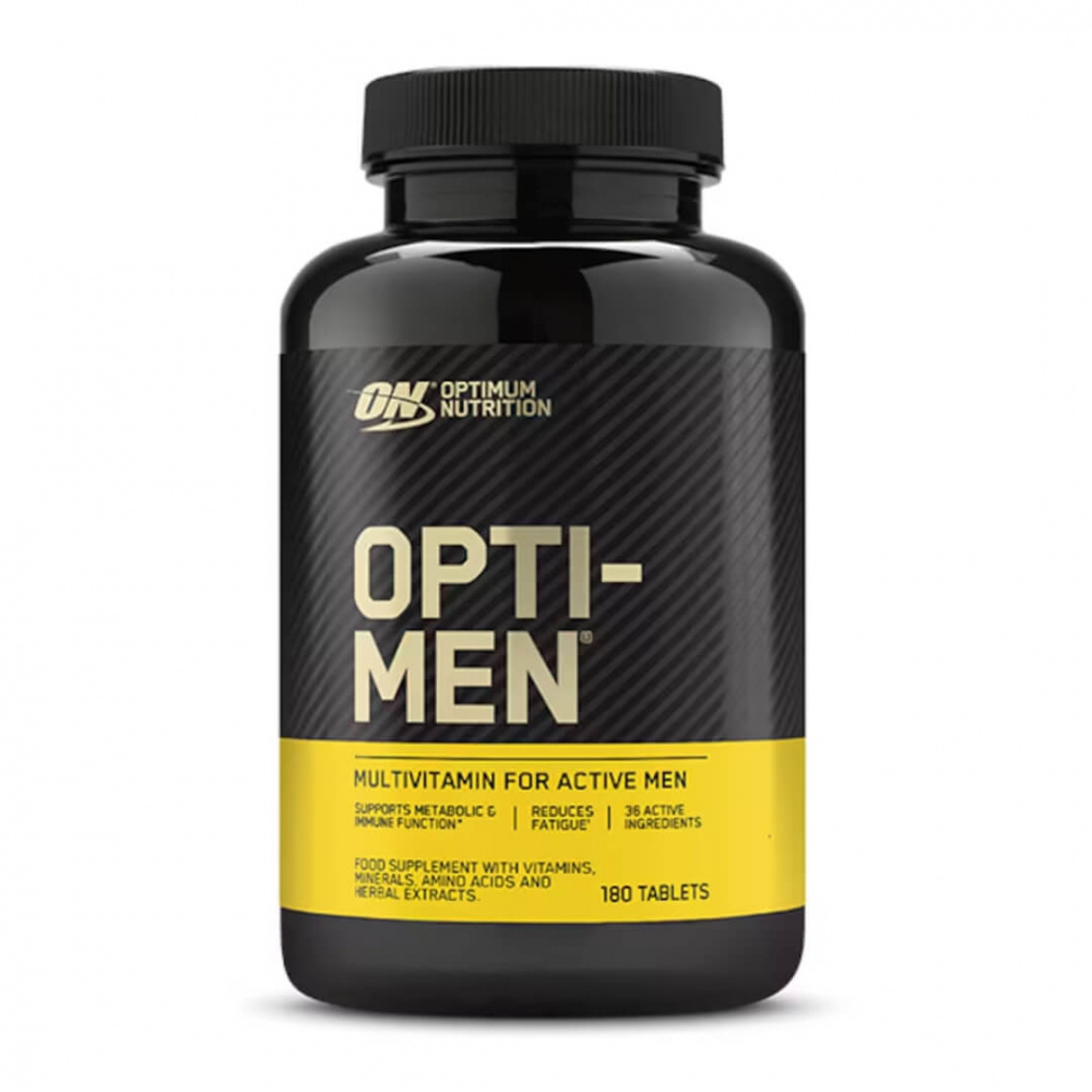 Optimum Nutrition Opti-Men, 180 tabs i gruppen Kosttillskott & Livsmedel / Vitaminer / Multivitamin hos Tillskottsbolaget (OPTIMUM7531)