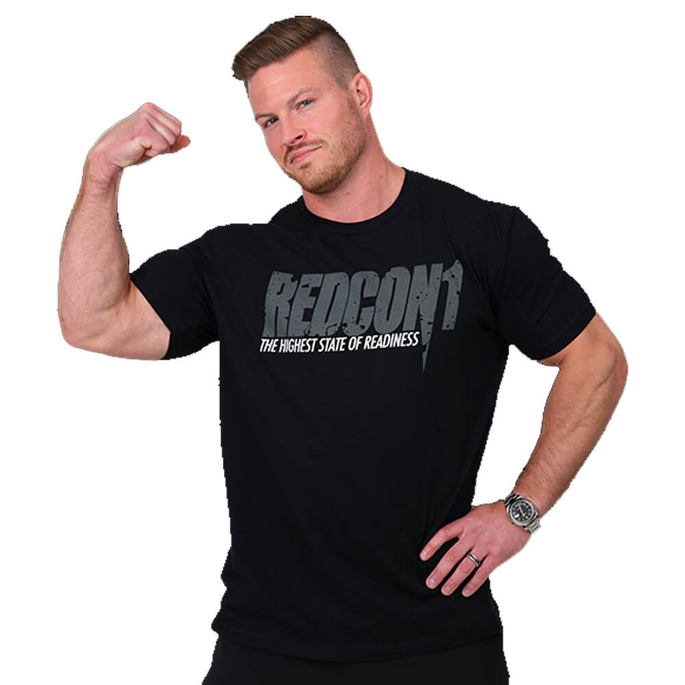 Redcon1 OG T-Shirt, black/black i gruppen Träningstillbehör / Träningskläder hos Tillskottsbolaget (REDCON17684)