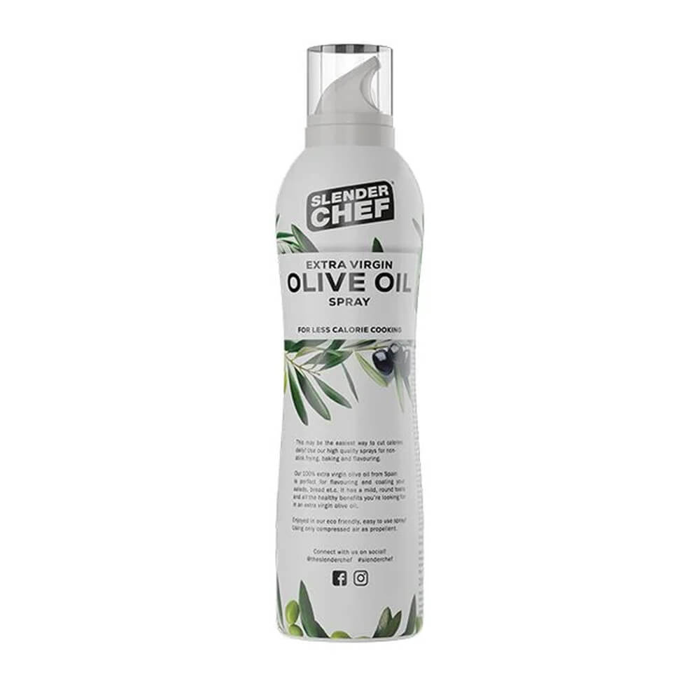Slender Chef Cooking Spray, 200 ml, Virgin Olive Oil i gruppen Kosttillskott & Livsmedel / Livsmedel hos Tillskottsbolaget (SLENDER74823)