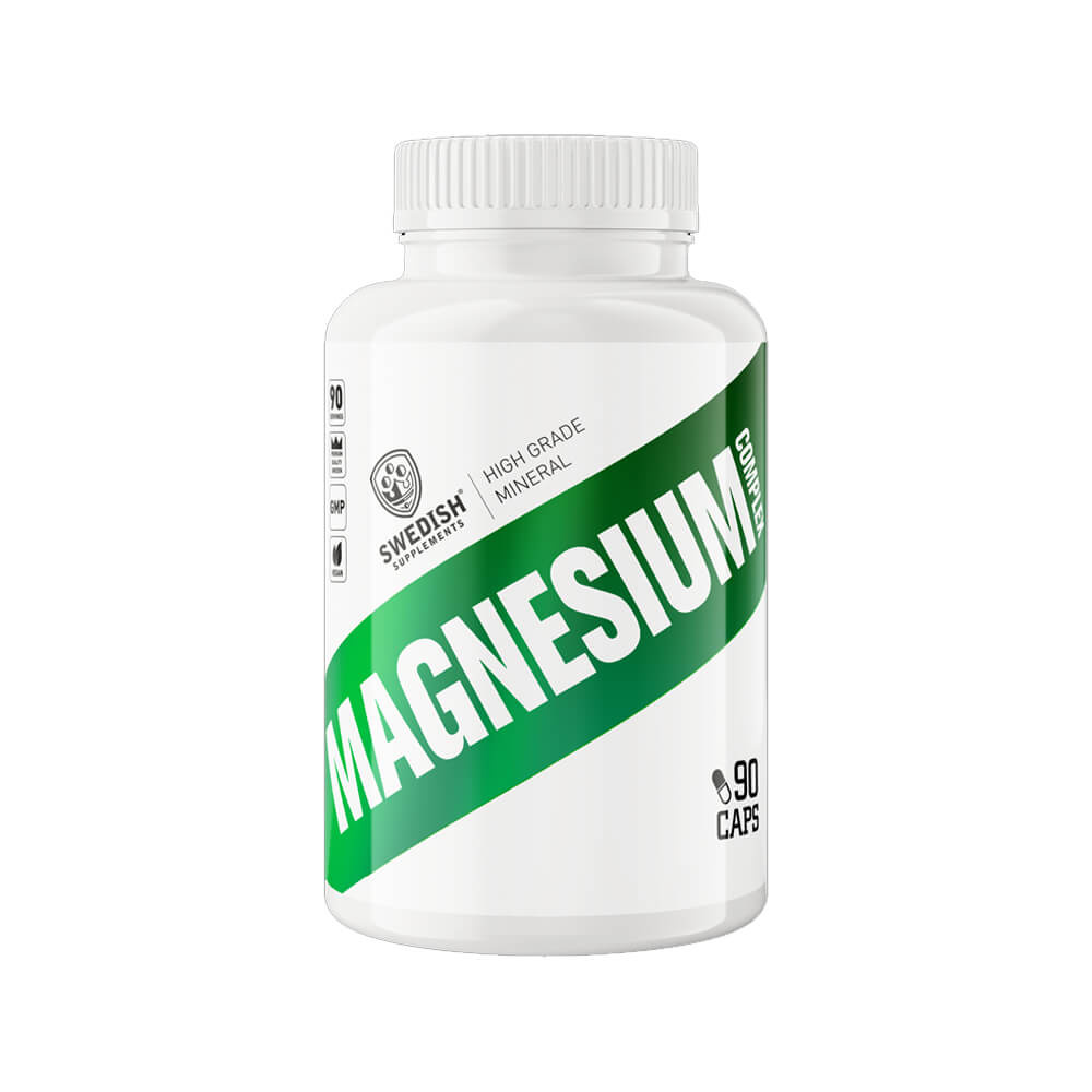 Swedish Supplements Magnesium Complex, 90 caps i gruppen Tema / Kosttillskott för kvinnor hos Tillskottsbolaget (SS876984)