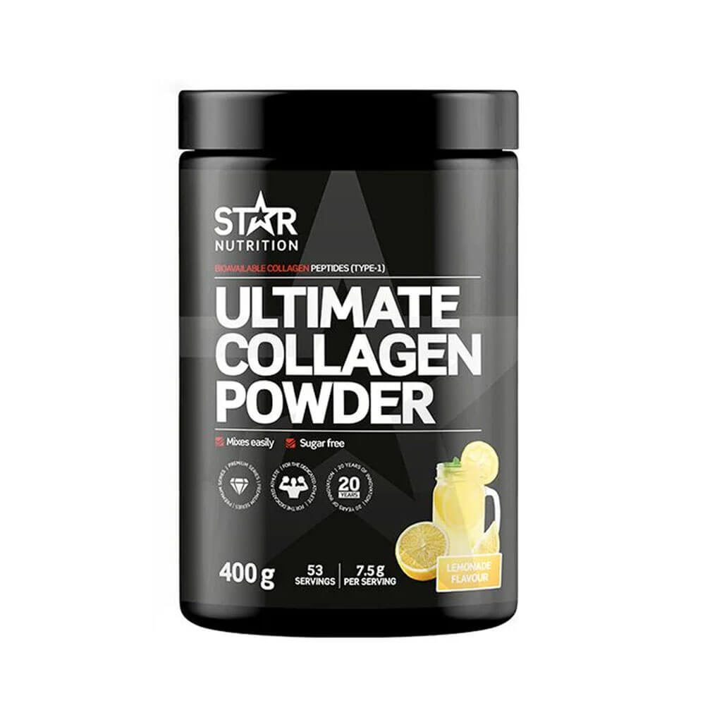 Star Nutrition Ultimate Collagen Powder, 400 g (Lemonade) i gruppen Kosttillskott & Livsmedel / Ledhälsa / Kollagen hos Tillskottsbolaget (STAR76809-1)