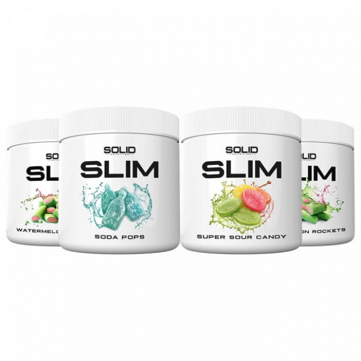 4 x SOLID Nutrition SLIM, 240 g i gruppen Kosttillskott & Livsmedel / Viktminskning / Fettförbrännare hos Tillskottsbolaget (4SOLIDSLIM)