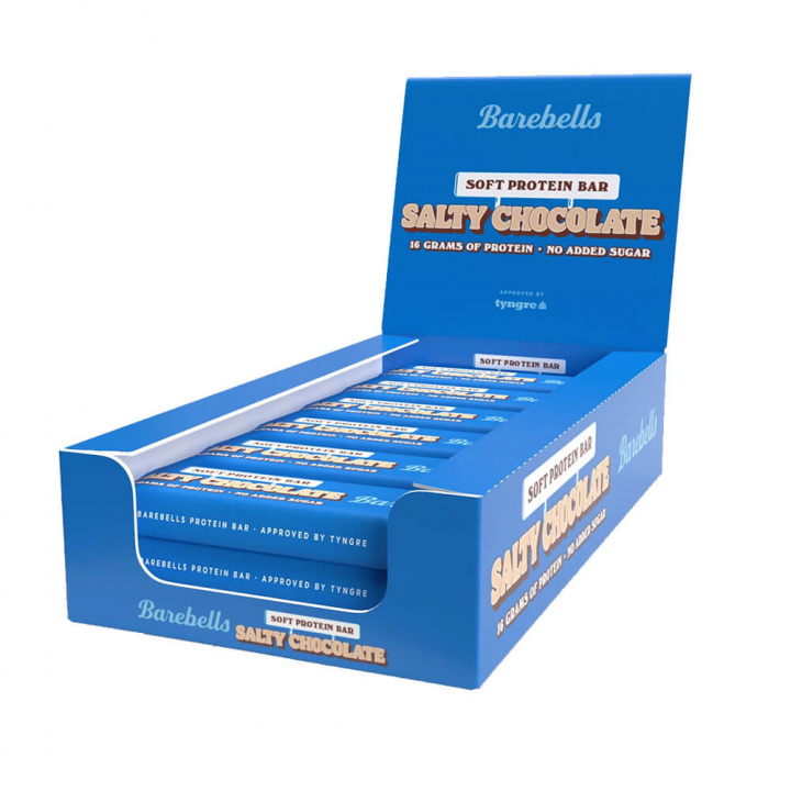 12 x Barebells Proteinbars, 55 g (Salty Chocolate) i gruppen Bars / Proteinbars hos Tillskottsbolaget (BAREBELLS5424)