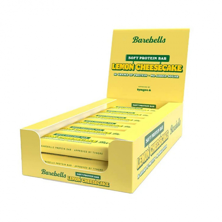 12 x Barebells Proteinbars, 55 g (Lemon Cheesecake) i gruppen Bars / Proteinbars hos Tillskottsbolaget (BAREBELLS74433)