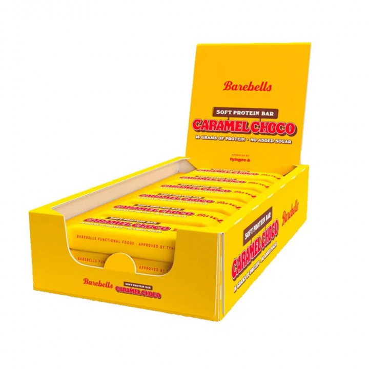 12 x Barebells Proteinbars, 55 g (Caramel Choco) i gruppen Bars / Proteinbars hos Tillskottsbolaget (BAREBELLS7544)