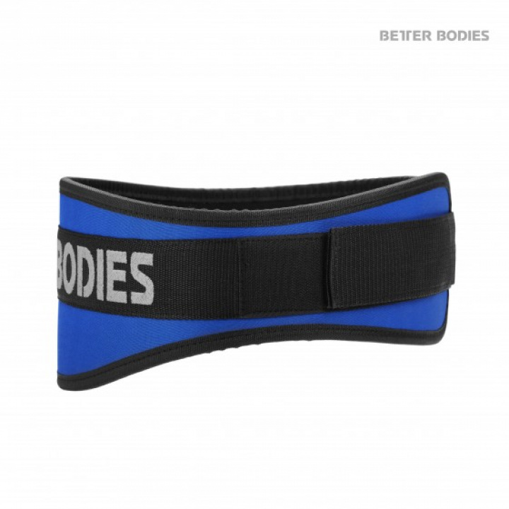 Better Bodies Basic Gym Belt, strong blue i gruppen Träningstillbehör / Träningsbälten hos Tillskottsbolaget (BBASIC002)