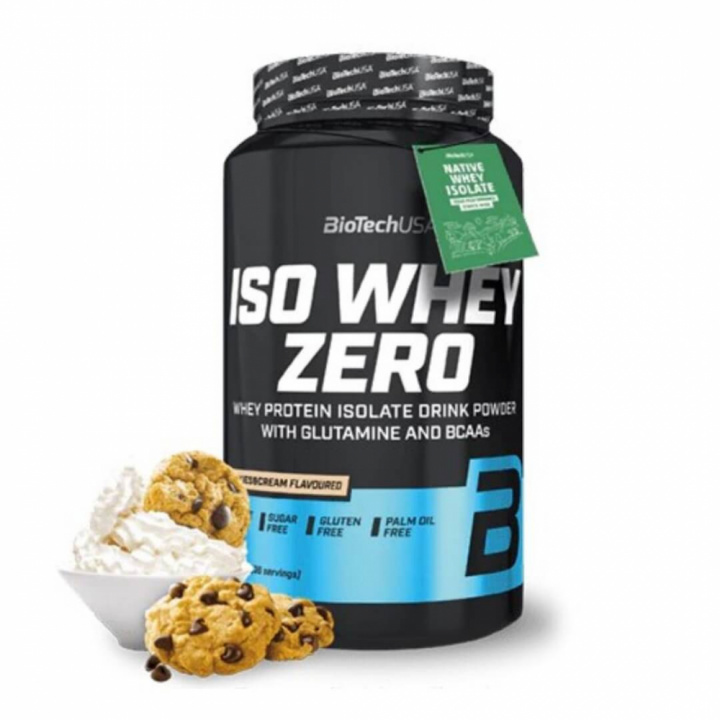 BioTechUSA Iso Whey Zero, 908 g i gruppen Kosttillskott & Livsmedel / Proteinpulver / Isolatprotein hos Tillskottsbolaget (BIOTECH001)