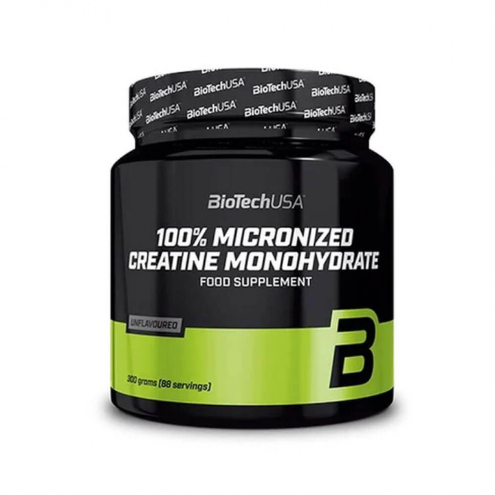 BioTechUSA 100% Creatine Monohydrate, 300 g i gruppen Kosttillskott & Livsmedel / Kreatin / Kreatinmonohydrat hos Tillskottsbolaget (BIOTECH7865)