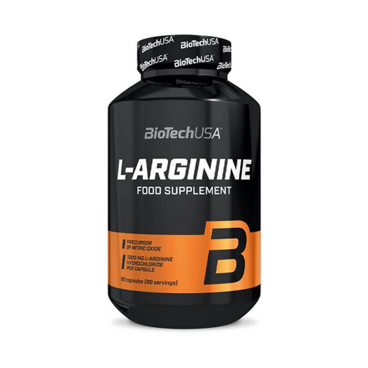 BioTechUSA L-Arginine, 90 caps i gruppen Kosttillskott & Livsmedel / Prestationshöjare / Pump hos Tillskottsbolaget (BIOTECH842)