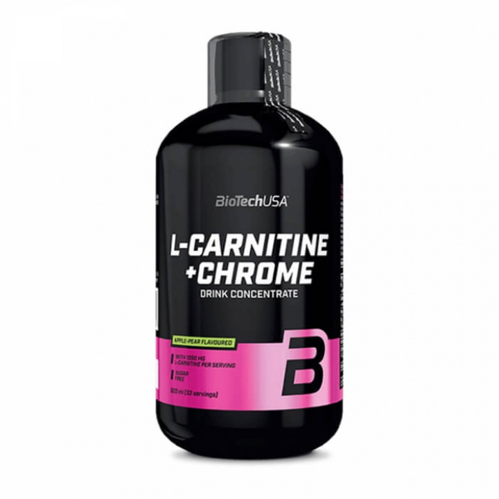 BiotechUSA L-Carnitine + Chrome, 500 ml i gruppen Kosttillskott & Livsmedel / Viktminskning / Koffeinfri Fettförbrännare hos Tillskottsbolaget (BIOTECHUSA743)