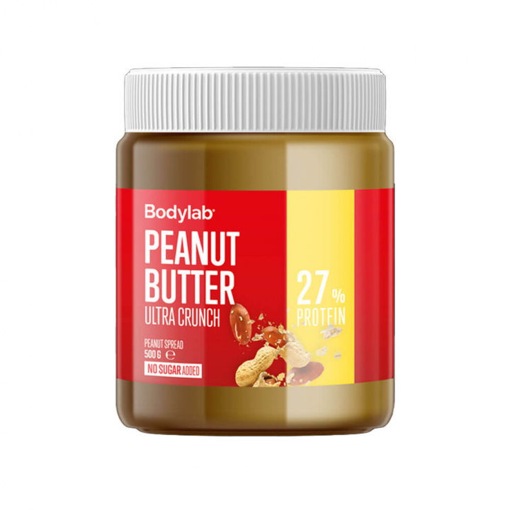 Bodylab Peanut Butter, 500 g i gruppen Kosttillskott & Livsmedel / Livsmedel / Nötsmör hos Tillskottsbolaget (BODYLAB022)