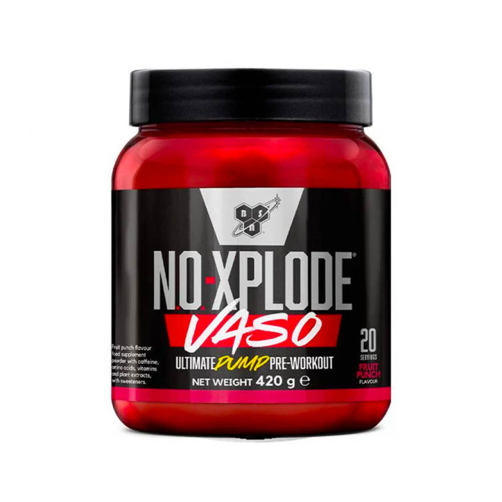 BSN N.O.-Xplode Vaso PWO, 420 g i gruppen Kosttillskott & Livsmedel / Prestationshöjare / Pre-Workout / PWO hos Tillskottsbolaget (BSN785367)