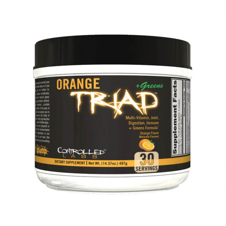 Controlled Labs Orange Triad + Greens, 30 serv. i gruppen Kosttillskott & Livsmedel / Hälsokost / Superfoods hos Tillskottsbolaget (CONTROLLED57343)