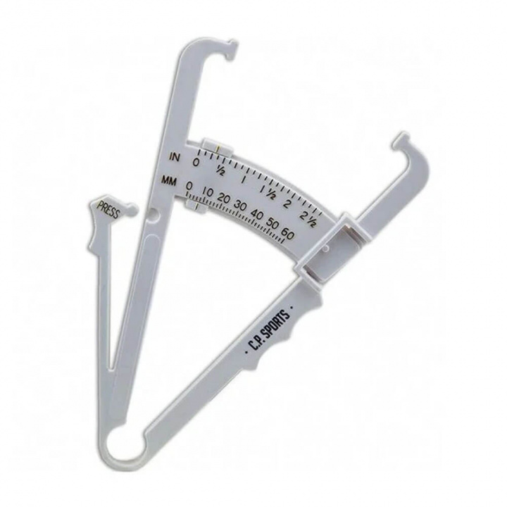 C.P. Sports Fat Caliper, Fat Measurement, white i gruppen Träningstillbehör / Övriga tillbehör hos Tillskottsbolaget (CPSPORTS864)