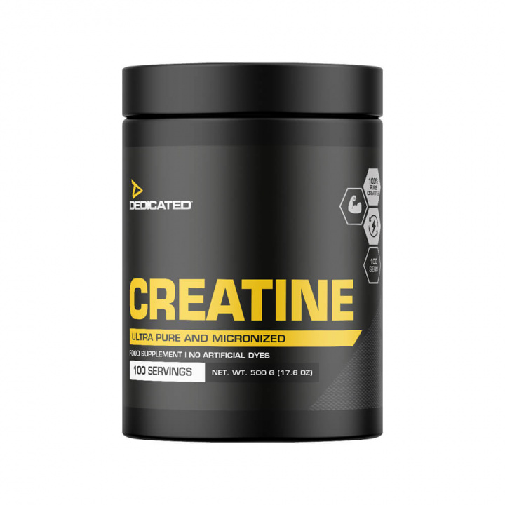 Dedicated Nutrition Creatine, 500 g i gruppen Kosttillskott & Livsmedel / Kreatin / Kreatinmonohydrat hos Tillskottsbolaget (DEDICATED673523)