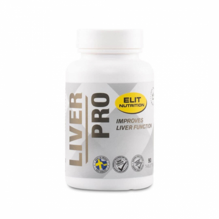 Elit Nutrition Liver Pro, 90 tabs i gruppen Kosttillskott & Livsmedel / Hälsokost / Detox hos Tillskottsbolaget (ELIT75822)