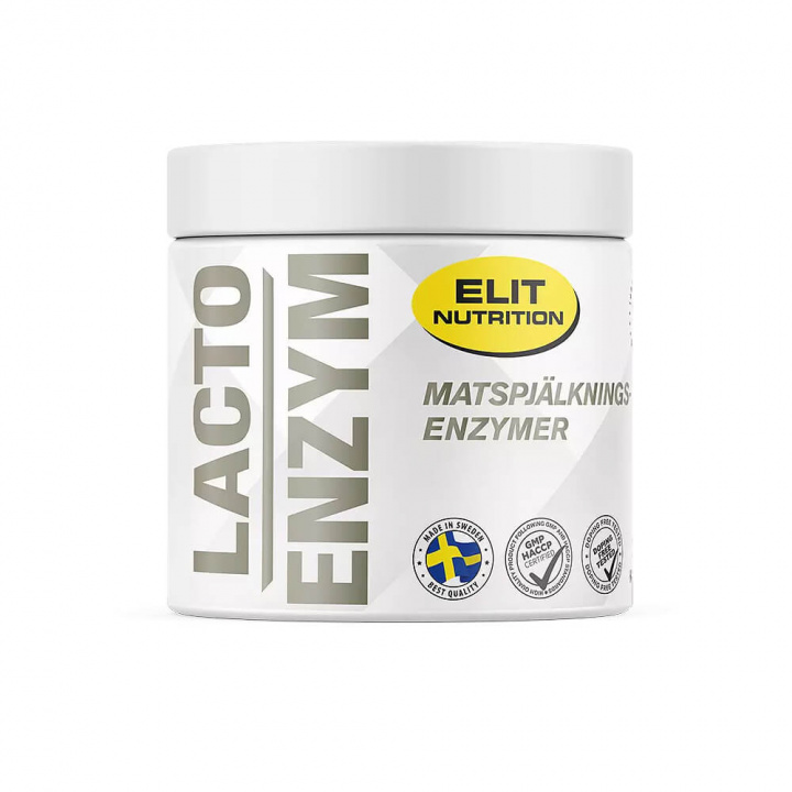 Elit Nutrition Lacto Enzym, 90 caps i gruppen Kosttillskott & Livsmedel / Hälsokost / Mage & Tarm hos Tillskottsbolaget (ELIT8555)