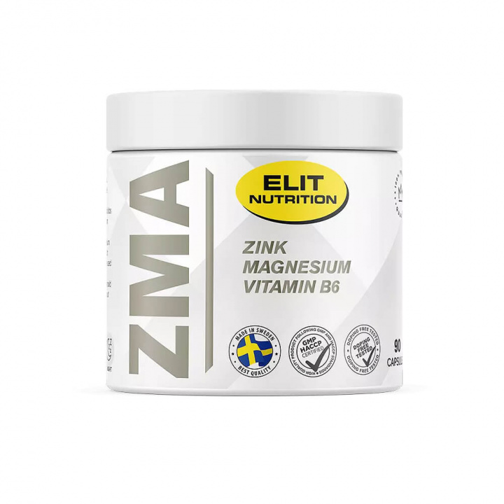 Elit Nutrition ZMA, 90 caps i gruppen Kosttillskott & Livsmedel / Hälsokost / Sömn hos Tillskottsbolaget (ELIT8594)