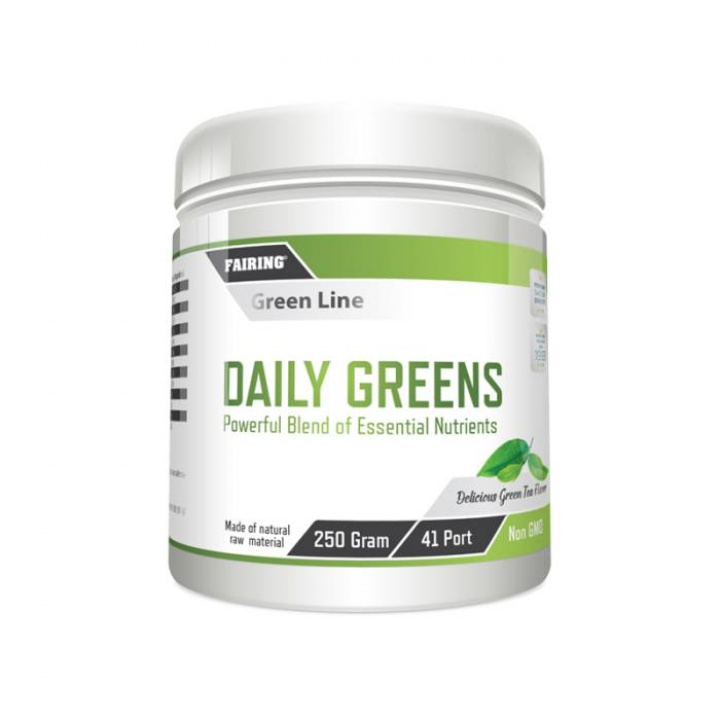 Fairing Daily Greens, 250 g i gruppen Kosttillskott & Livsmedel / Hälsokost / Superfoods hos Tillskottsbolaget (FAIRING78121)